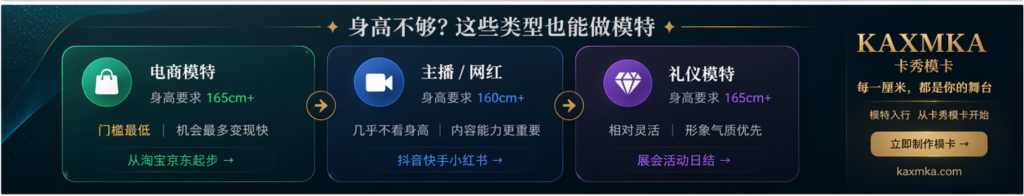 模特身高要求：不同类型模特的身高标准一览（2026）插图2