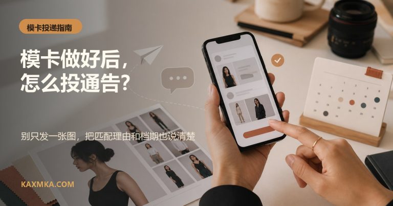 模卡做好后如何投递模特通告