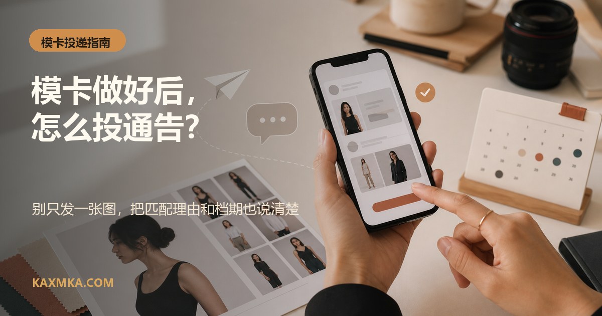 模卡做好后怎么投通告?新人别只发一张图插图 模卡做好后如何投递模特通告
