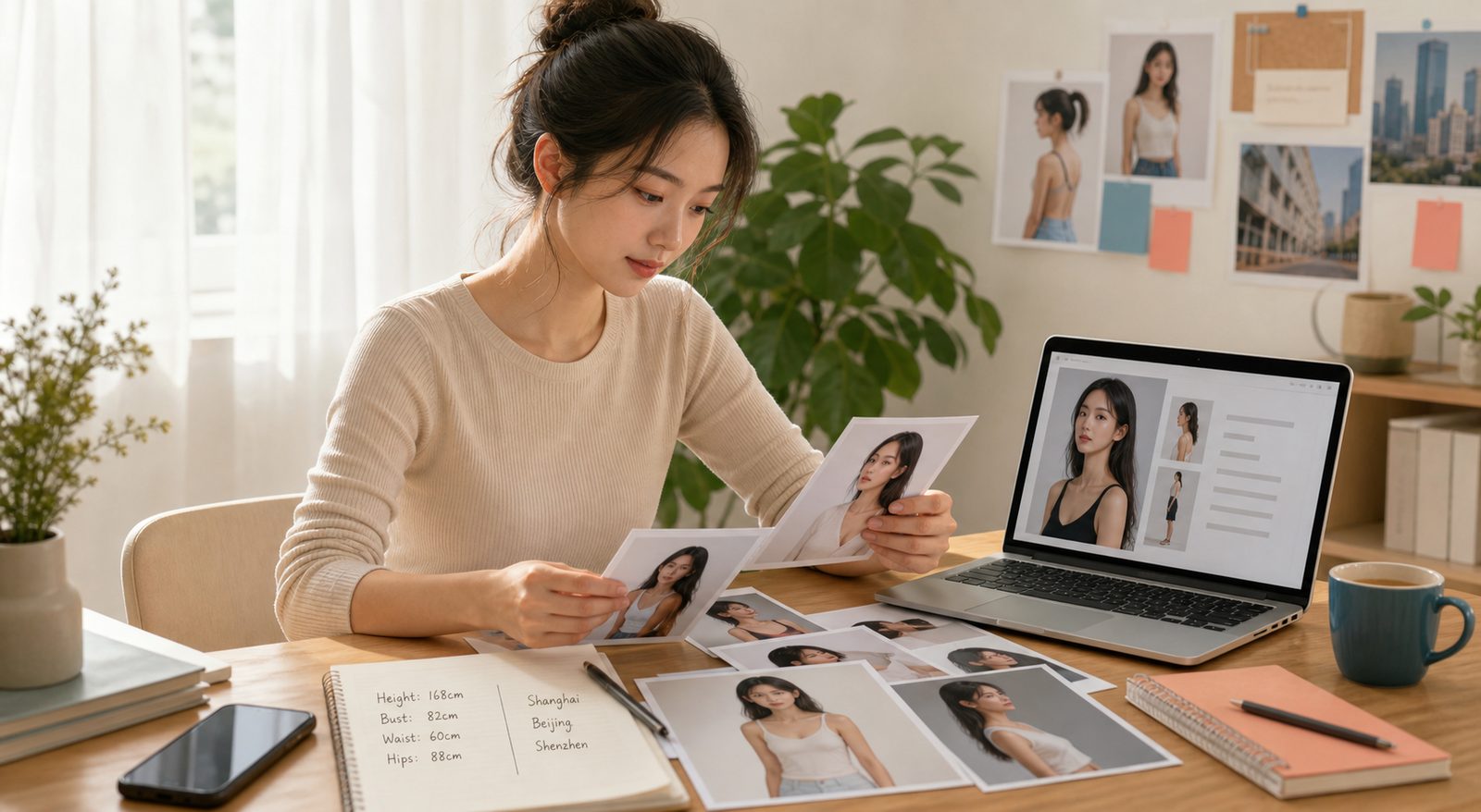 新人模特没有经验,第一份资料应该怎么准备插图2 招募方查看整理清楚的新人模特主页资料